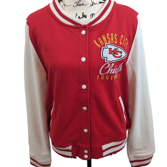 NFL Jackets & Coats Nfl Apparel Kansas City Chiefs Red White Retro